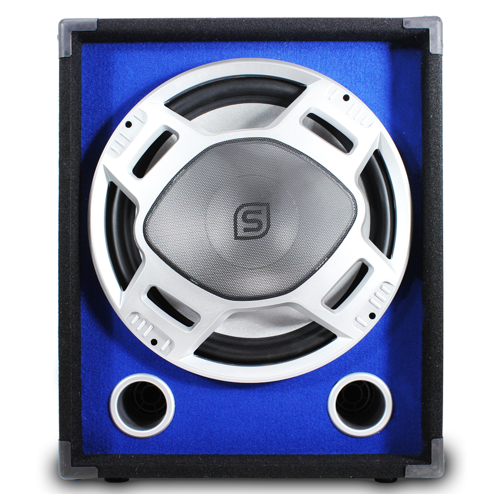 Skytec 15" Subwoofer Bass Active LED Light Audio Speaker DJ PA Disco