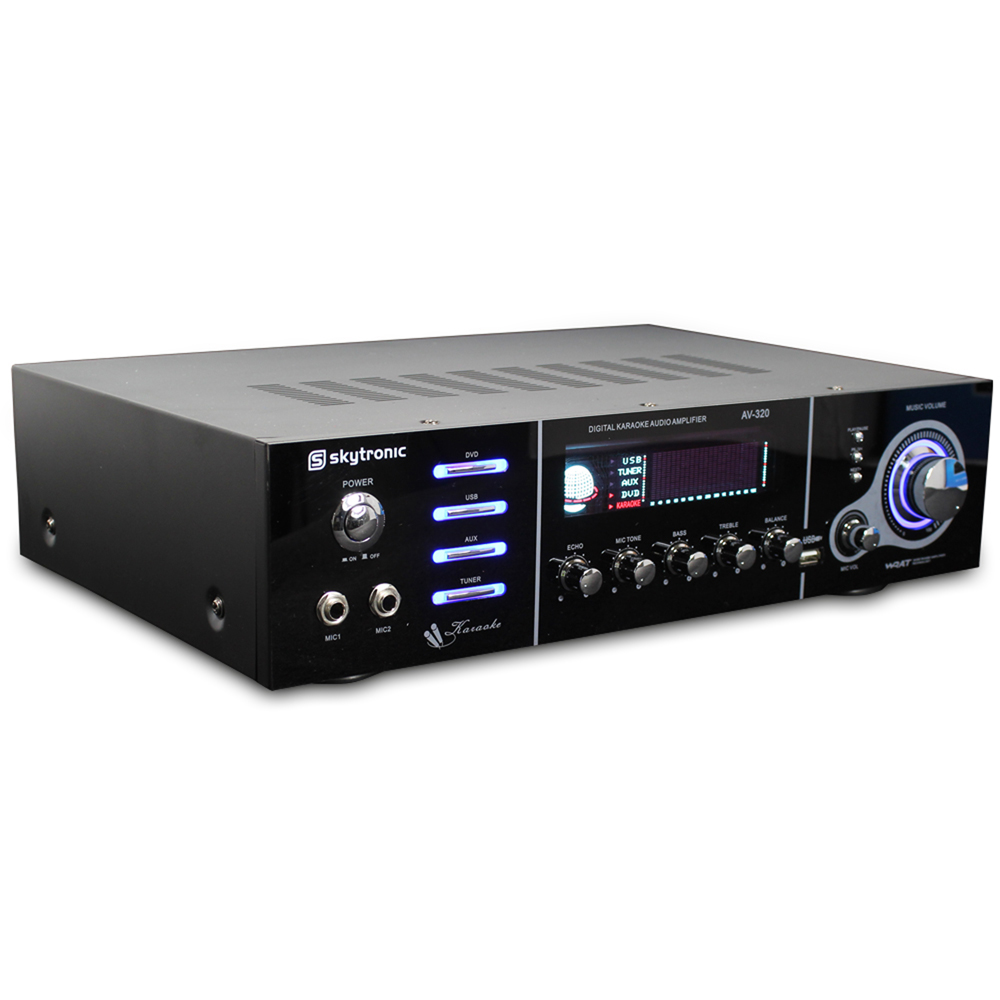 Skytronic Surround Sound Karaoke AV Receiver Amplifier Party Home Hifi