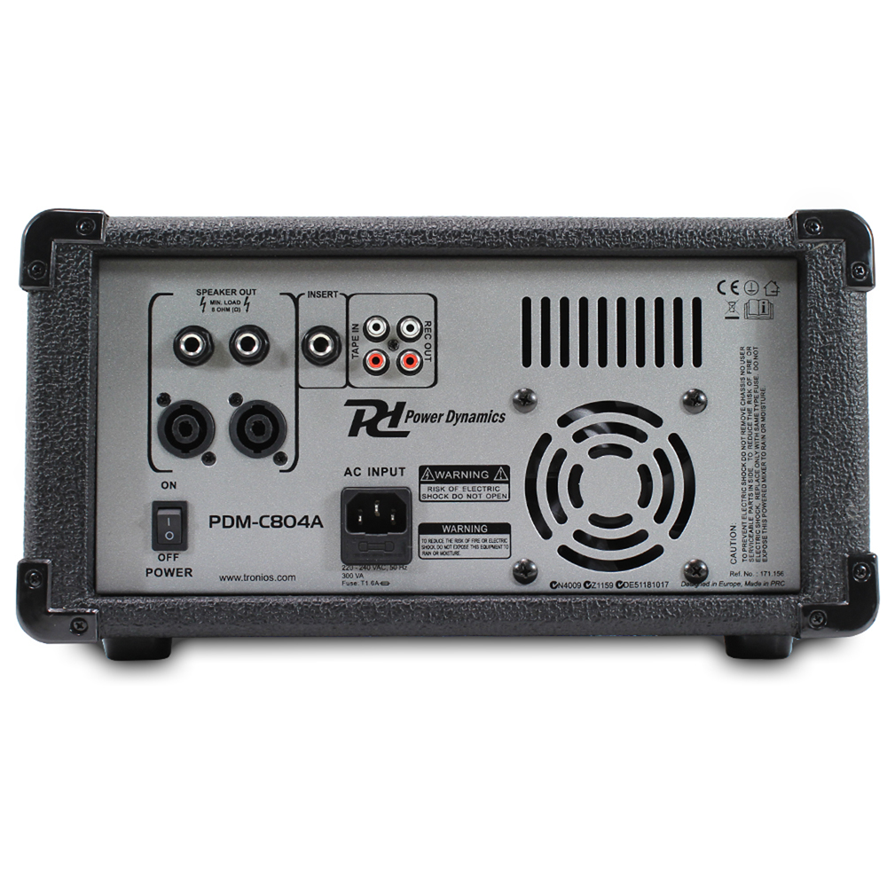 PD Powered Mixer Amplifier 4 Channel Live Stage Sound PA System DJ Band