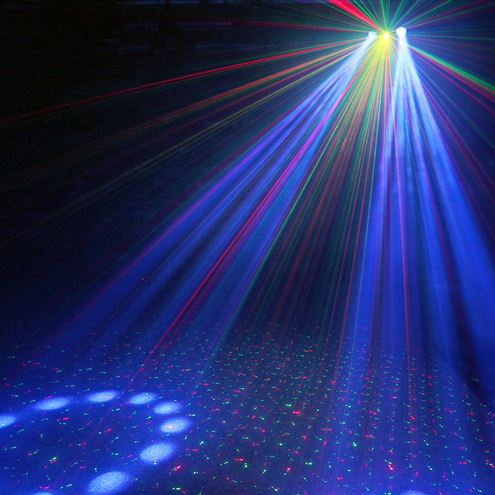 Beamz Terminator DJ Moonflower Strobe Laser Light Swarm Effect Party