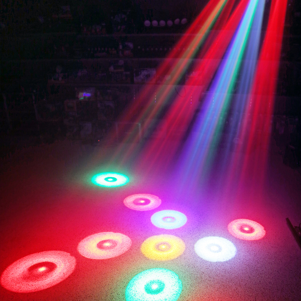 Bright DJ Disco Light Circus MultiColour Strobe DMX RemoteMultiTrix LED