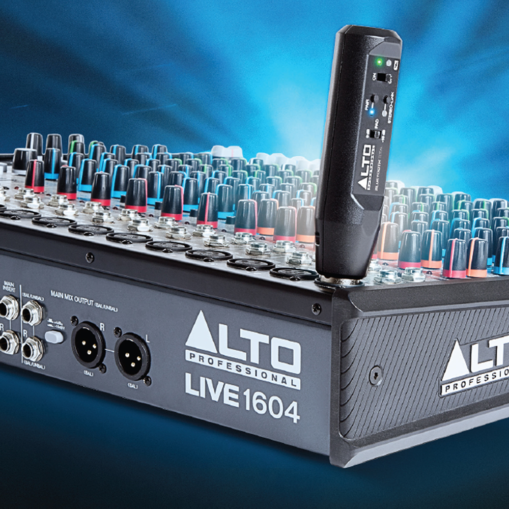 Alto Bluetooth Total XLR Rechargeable Wireless Receiver for Mixer