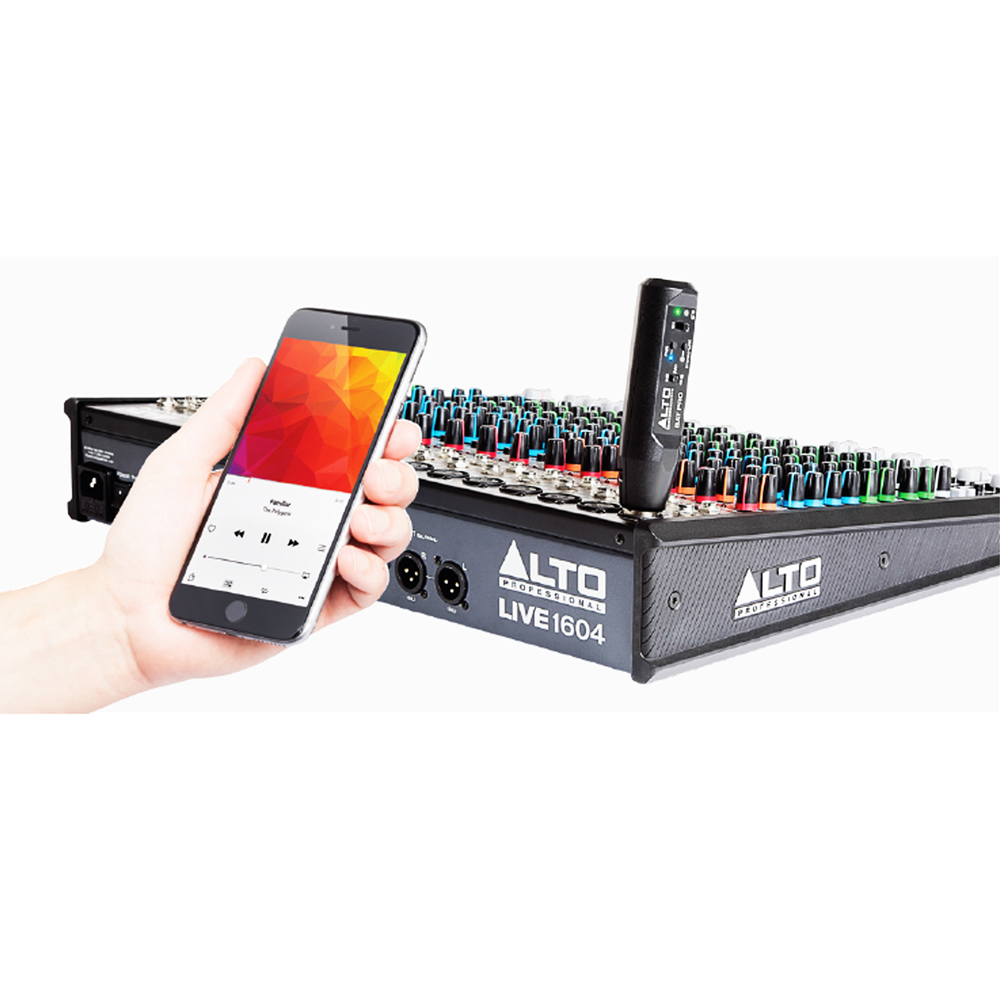 Alto Bluetooth Total XLR Rechargeable Wireless Receiver for Mixer Speakers