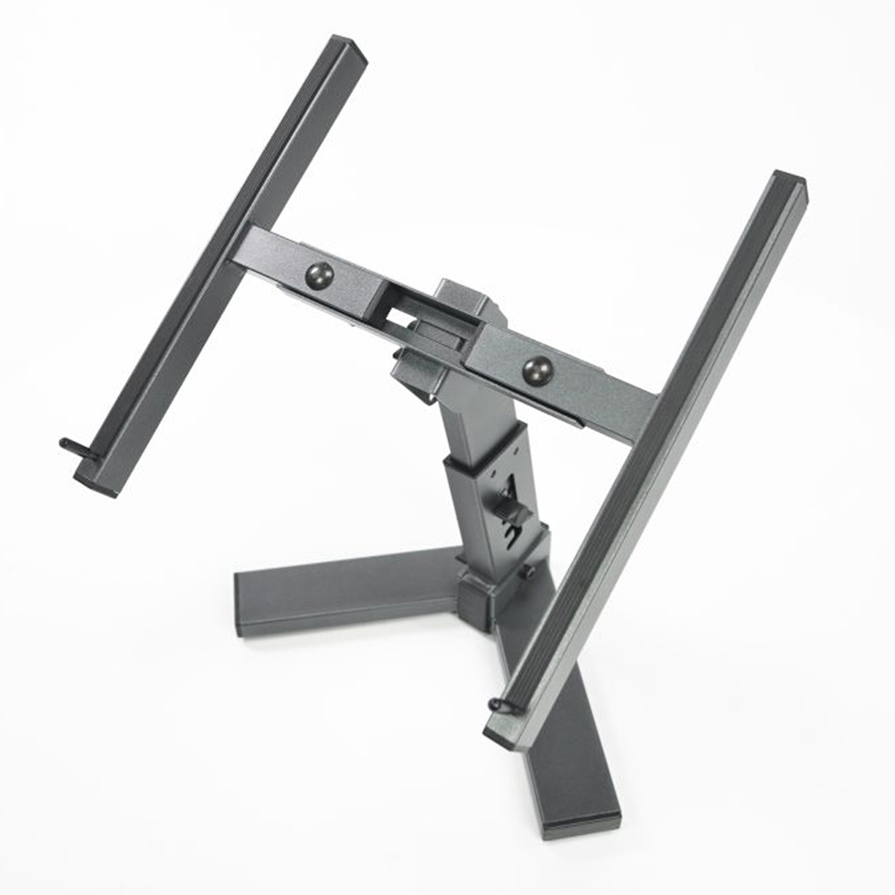 Ekho Black Adjustable Desktop Laptop Mixer DJ Equipment Stand eBay