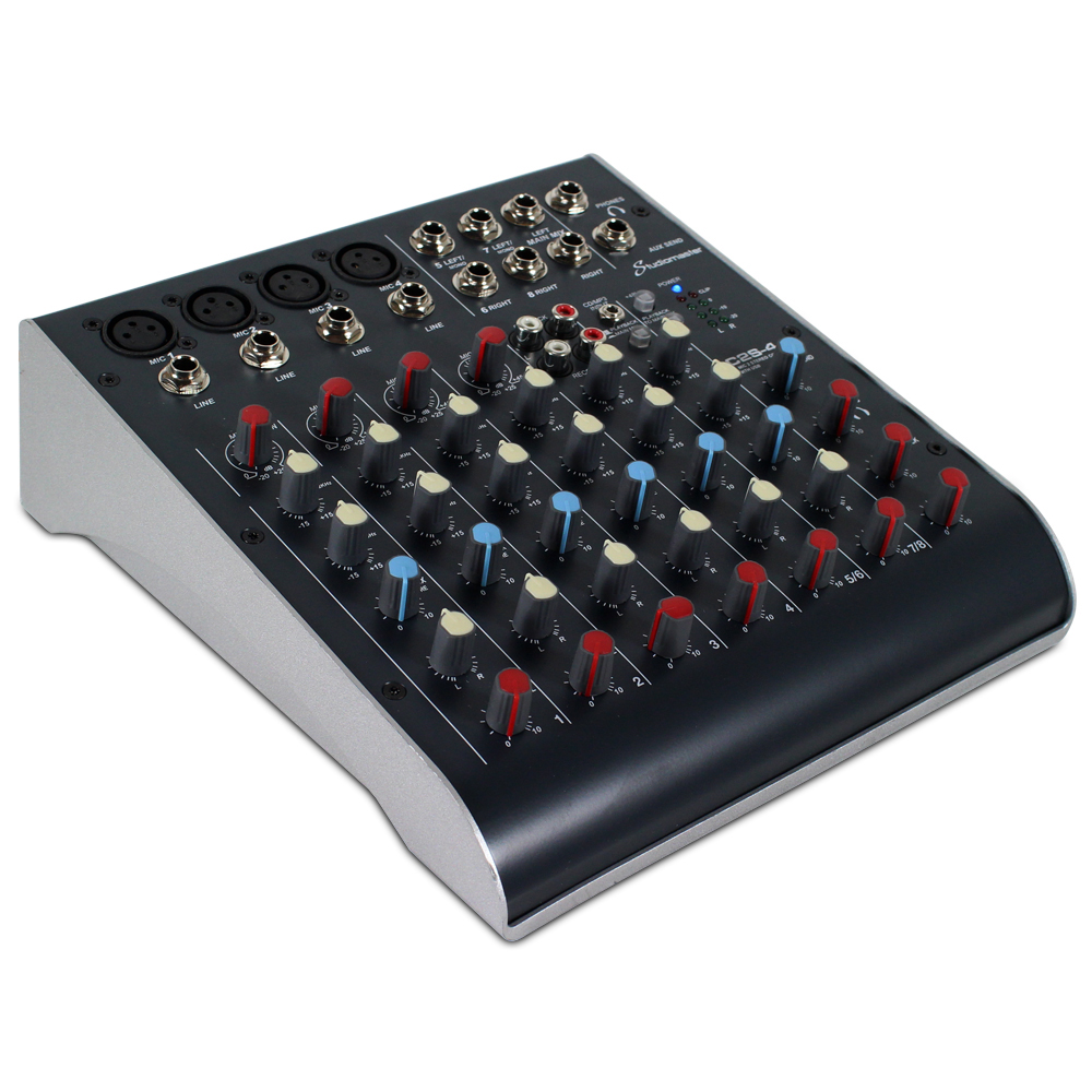 Studiomaster C2S4 Small USB DJ PA Mixer (8 Channel) XLR Line RCA