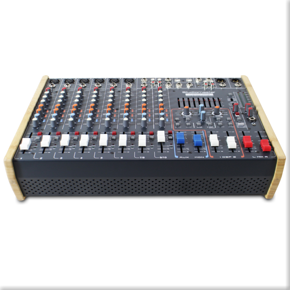 Studiomaster Vision 1008 Powerhouse Powered Mixer Amp 2x500w Band Live