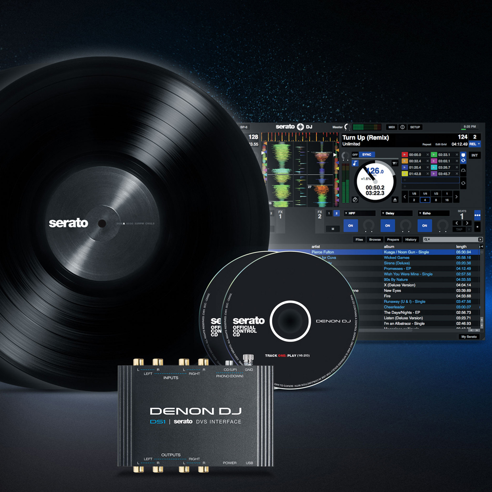 Denon DJ DS1 Digital Vinyl Audio Interface for Serato