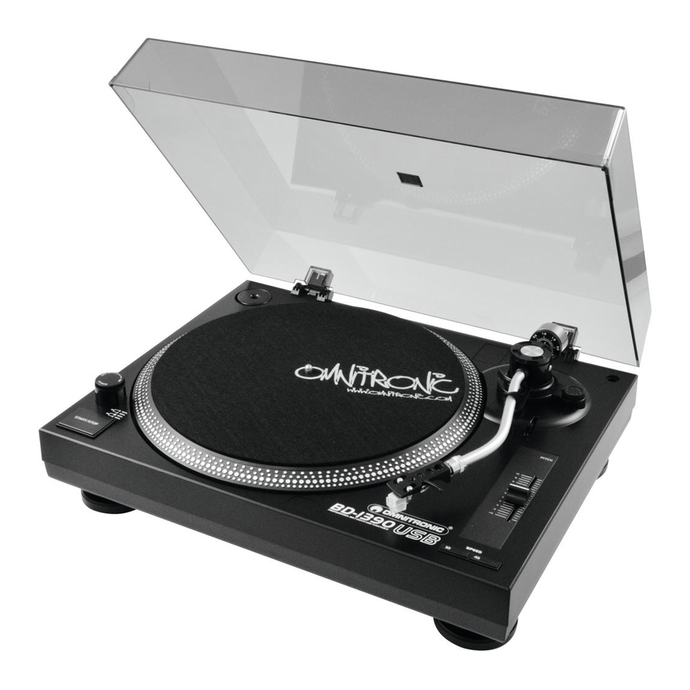 Belt Drive Record Player Vinyl DJ Turntable Deck 33 1/3 + 45 RPM USB Computer eBay