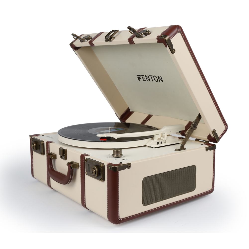 Fenton RP145 3 Speed Retro Vinyl LP Record Player Turntable 33 1/3 45