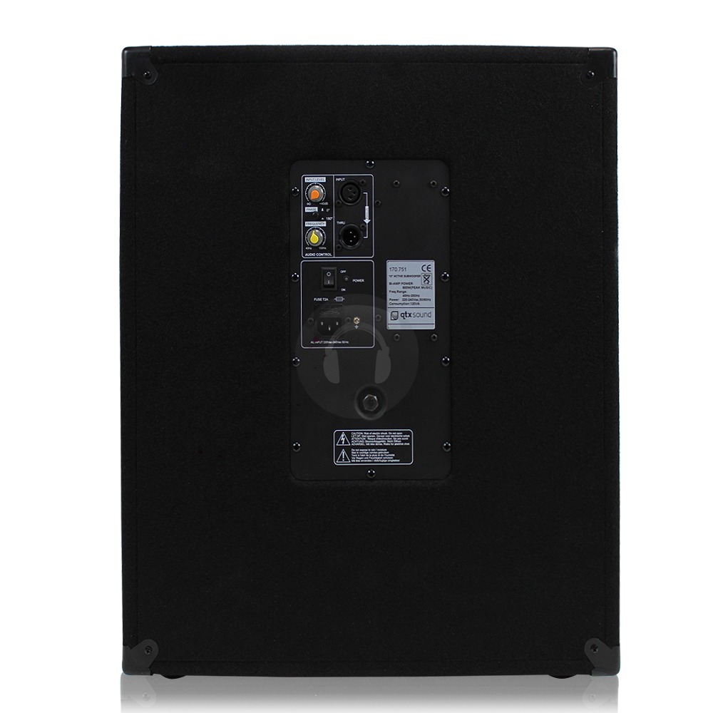 QTX Sound QT15SA 15 Inch 600W Active Bass Bin Speaker eBay