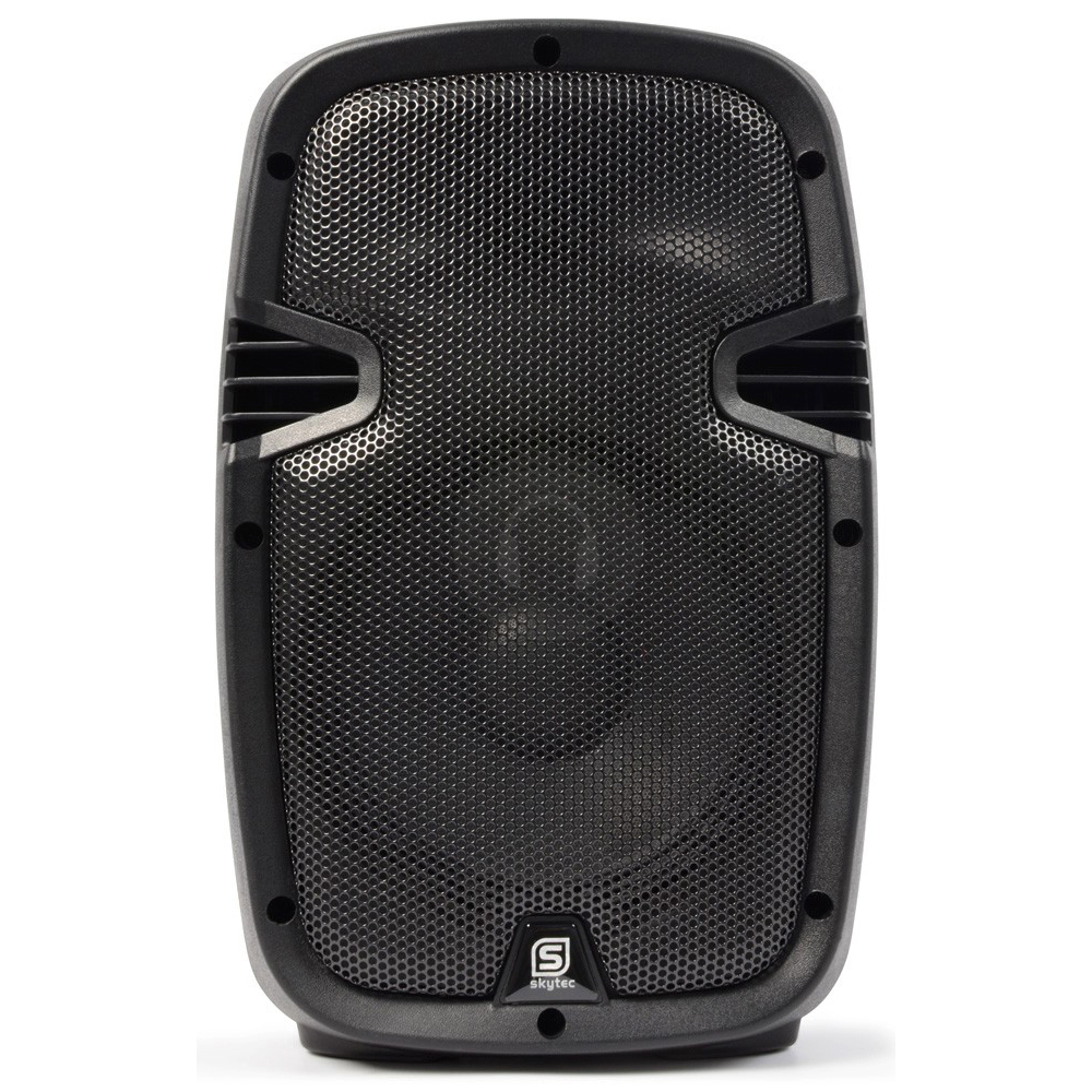 Skytec 8" Active Bluetooth PA Speaker System Gym Wireless Microphone DJ