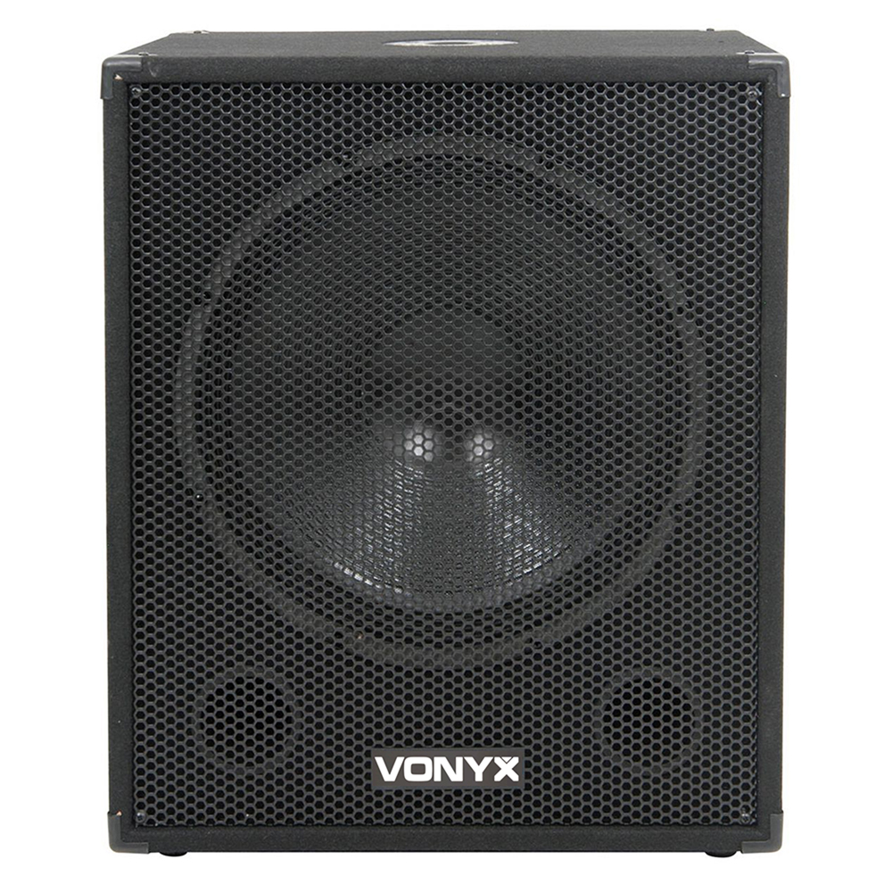 Skytec 18" Powered Active Subwoofer Bass Boost Bin DJ Disco PA Sub Speaker 1000W eBay