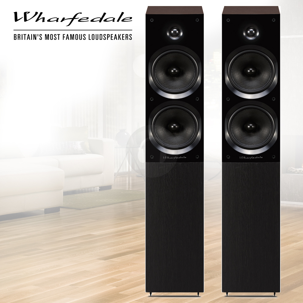 Pair of Wharfedale Quartz Q7 Walnut HiFi Tower Speakers 100W eBay