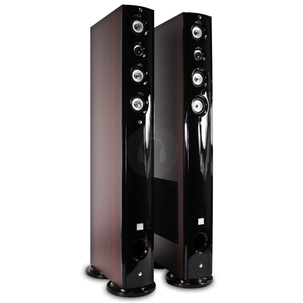 5Way Hifi Home Cinema Tower Speakers with BuiltIn Subwoofer (Pair