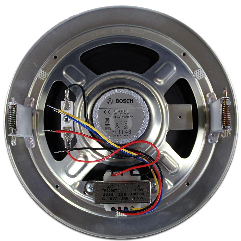 10x Bosch 100v line Ceiling Speaker Amplifier Background Music Sound PA