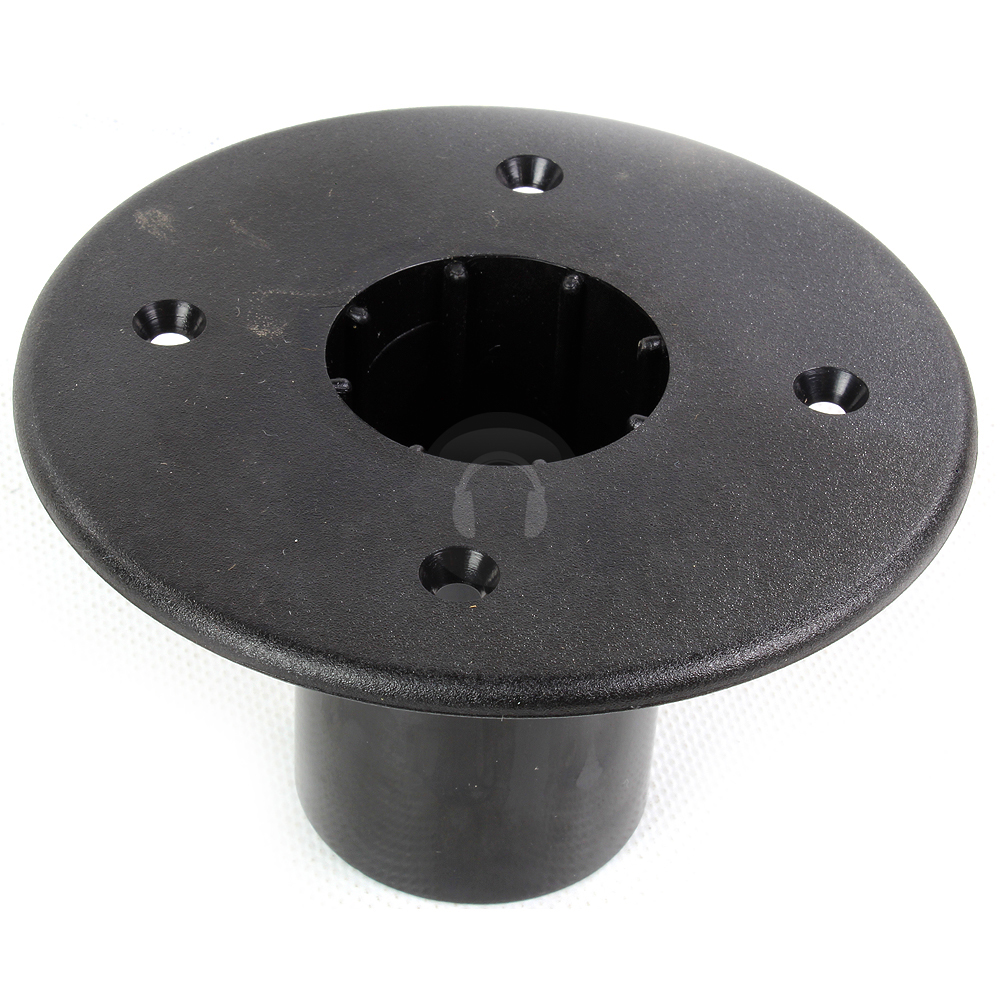 Black Plastic DJ Replacement Parts Speaker Mounting Top Hat Pole Mount