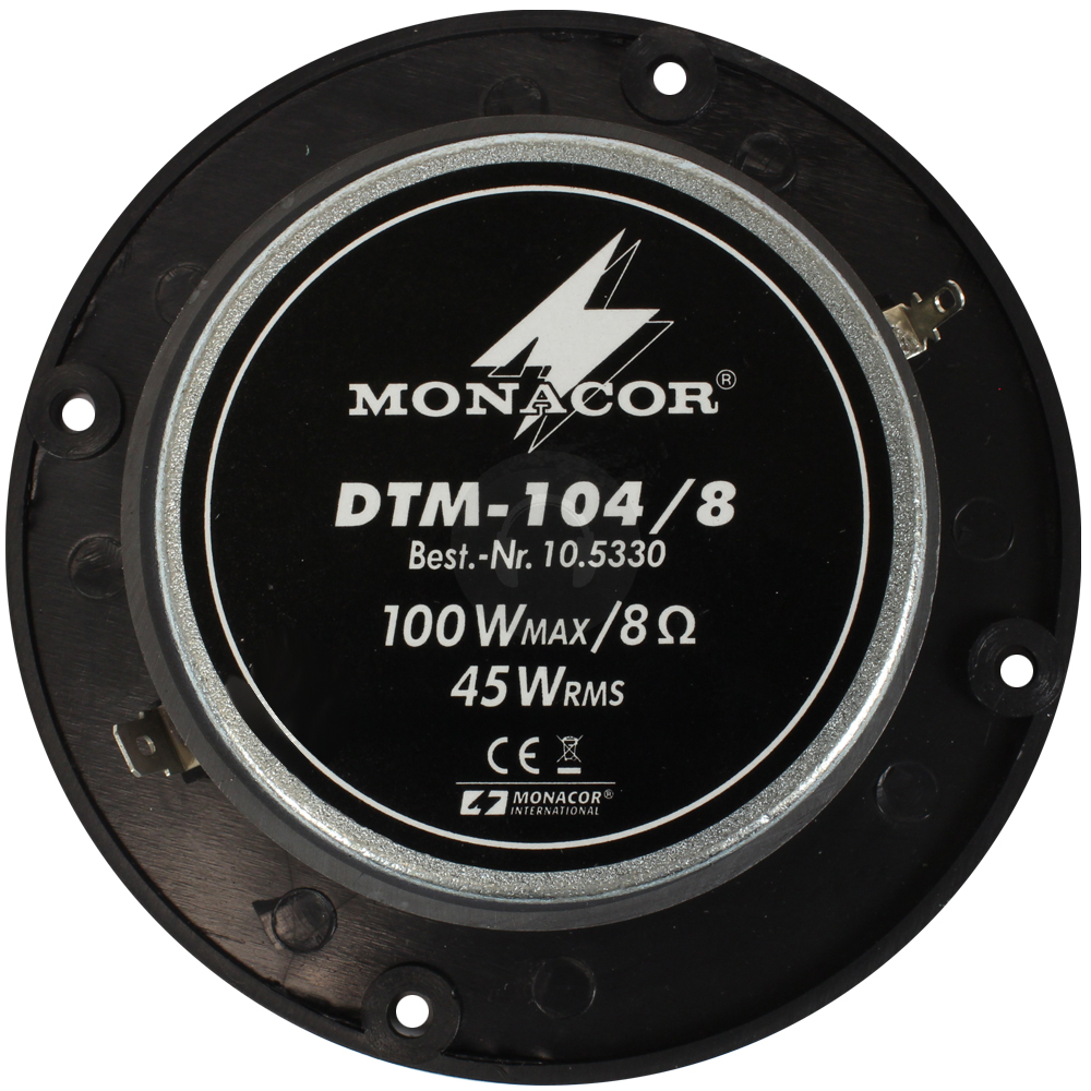 Tweeter MONACOR DTM-104/8 - Cupola Tessile 8 Ohm Per Hi-Fi - Foto 4