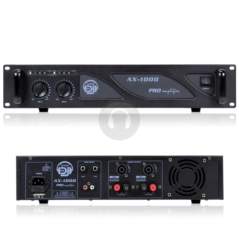 MyDeeJay AX Series Amplifiers Karaoke Party PA Amp DJ Sound System 500W - 3000W - Picture 5 of 5