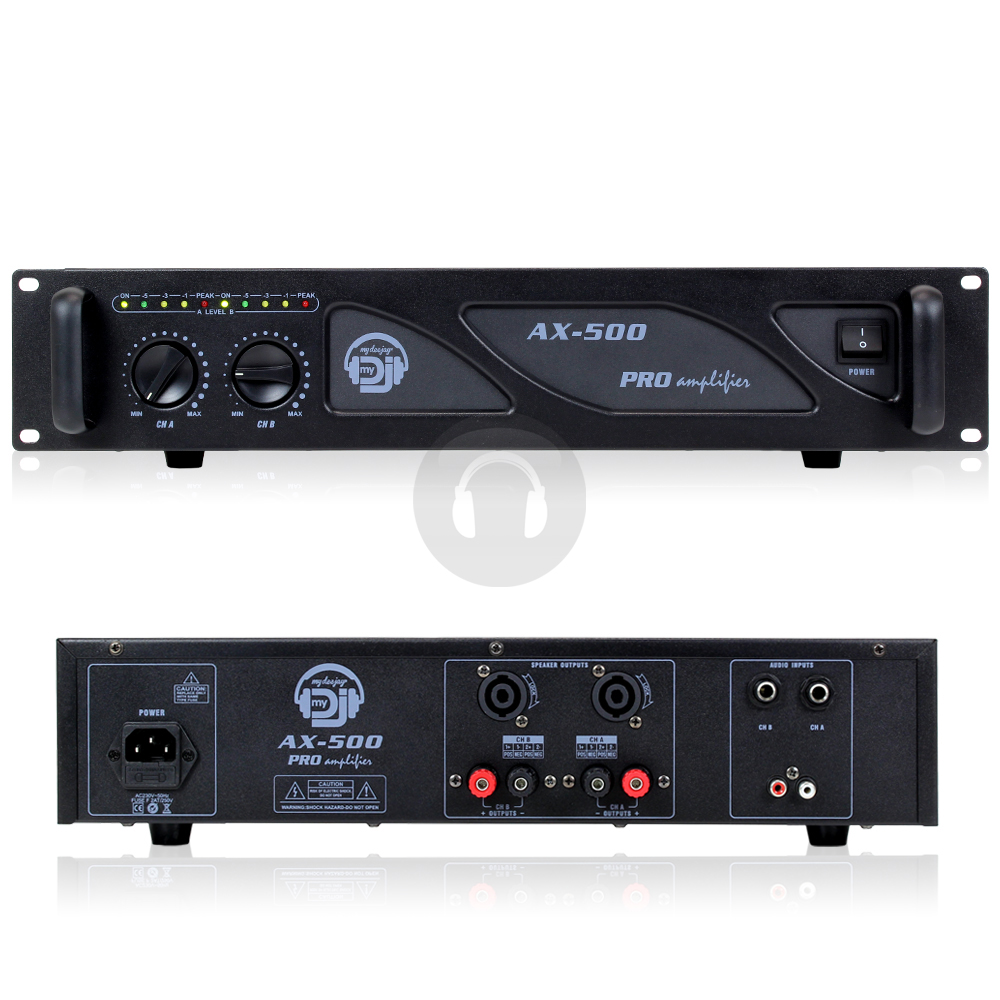 MyDeeJay AX Series Amplifiers Karaoke Party PA Amp DJ Sound System 500W - 3000W - Picture 2 of 5