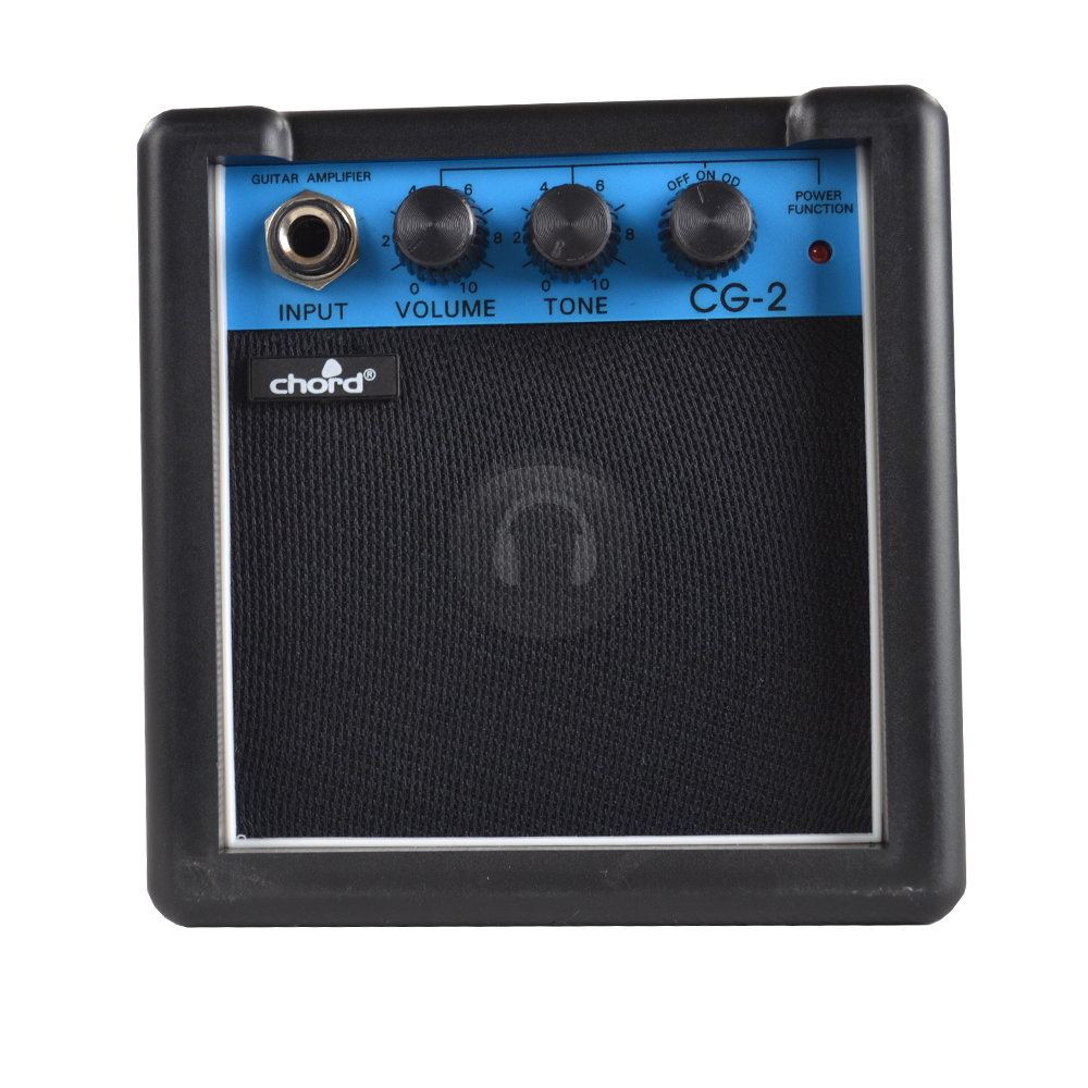 Battery Operated Belt Clip Portable Miniature Overdrive Guitar