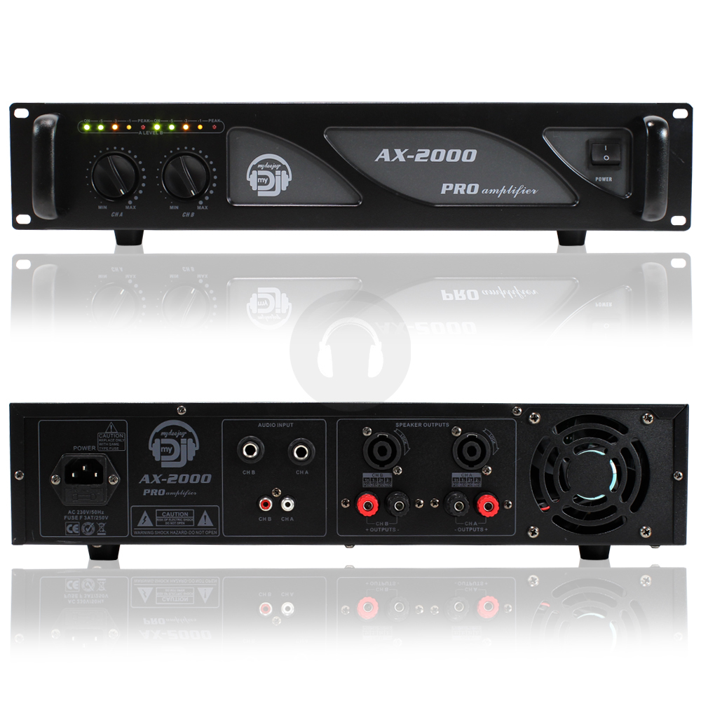 MyDeeJay AX Series Amplifiers Karaoke Party PA Amp DJ Sound System 500W - 3000W - Picture 4 of 5