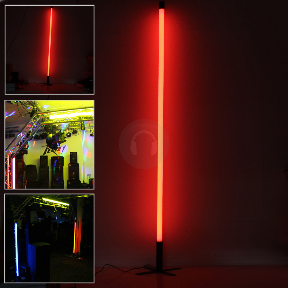 5.3ft Red Neon Tube Light Decoration Lighting Effect Stand DJ Disco