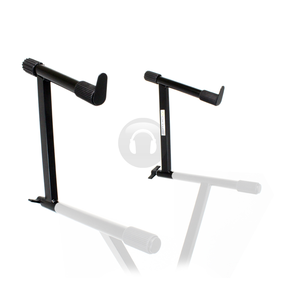 Ekho Professional Heavy Duty Keyboard Synth Stand + Second Piano