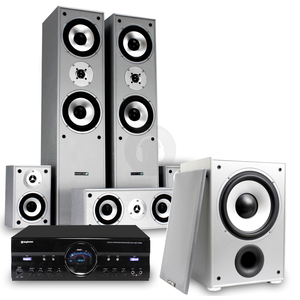 Hyundai Hifi Surround Sound System 5.1 Amplifier Active Bass Speaker