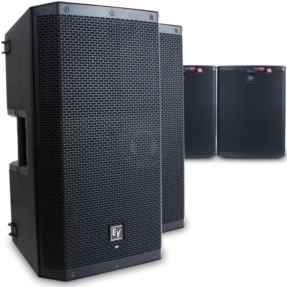 ElectroVoice 12" Active Powered Speakers Bass Subwoofer DJ PA Disco