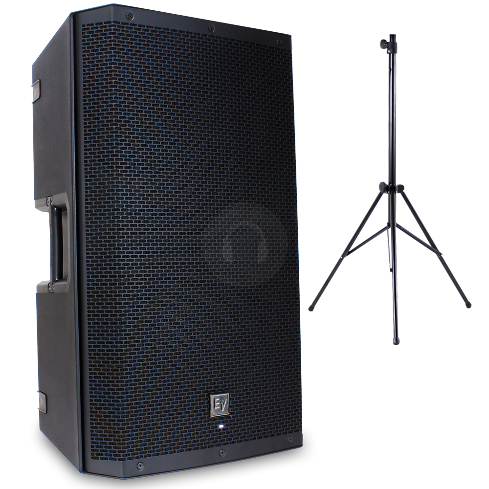 ElectroVoice 15" Inch Active PA Speaker + Speaker Stand DJ Sound
