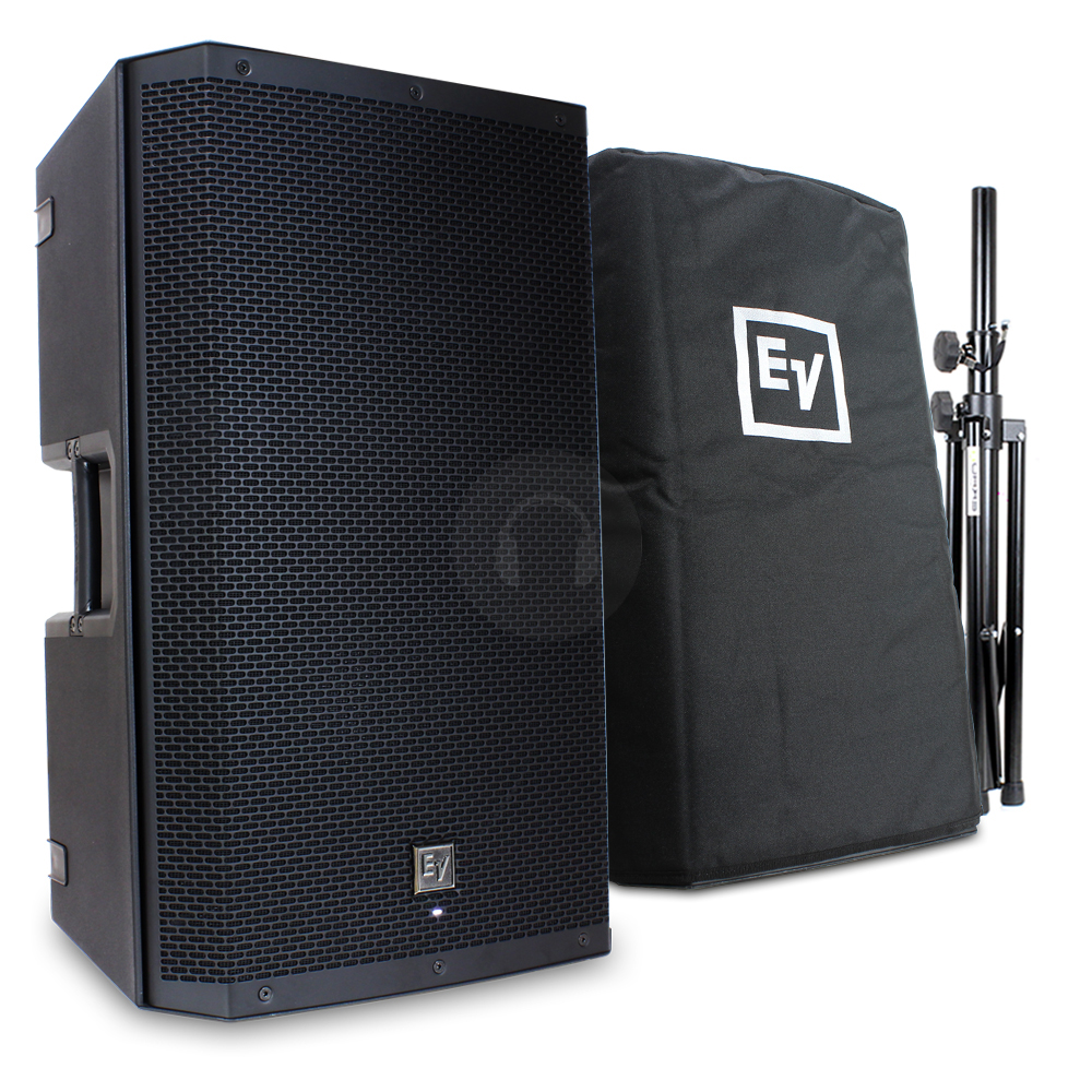 Electrovoice ZLX15P 15" Active Speaker + EV Speaker Cover + Stand 1000W