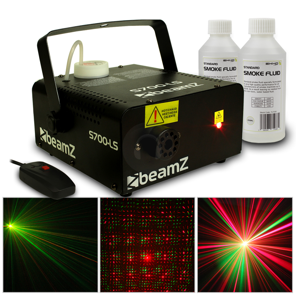 PARTY IN A BOX Smoke fog Machine Laser RG Party Lighting Effect Light DJ Disco eBay