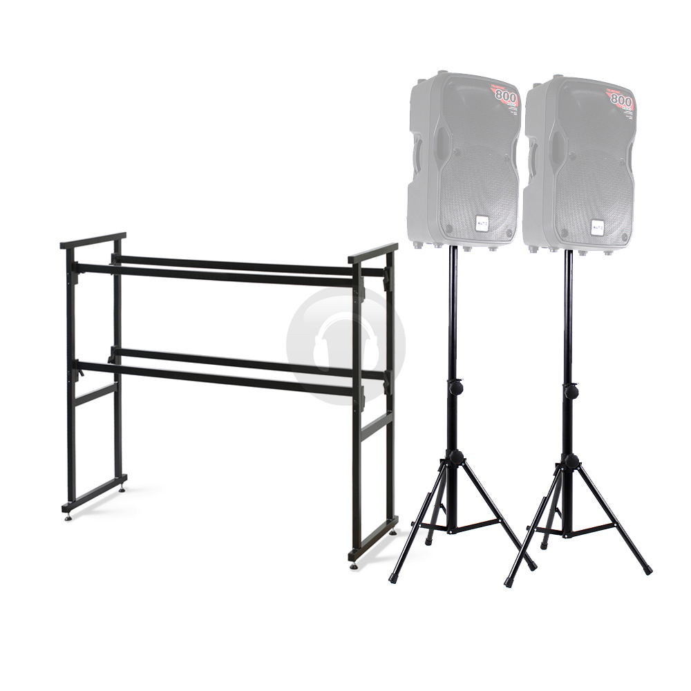 Ekho 4ft Mobile DJ Deck Stand Speaker Stands Essex EBay