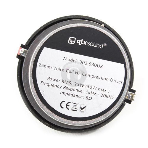 50W PA Compression Driver For QTX Sound QR8/QT6/QT8