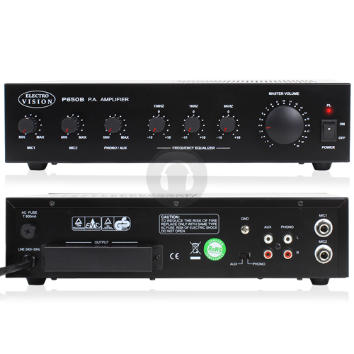 Eagle RMS Professional Mixer Amplifier 100V Line 30W