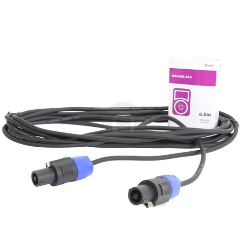 6m Speaker to Speaker Plug Lead Cable