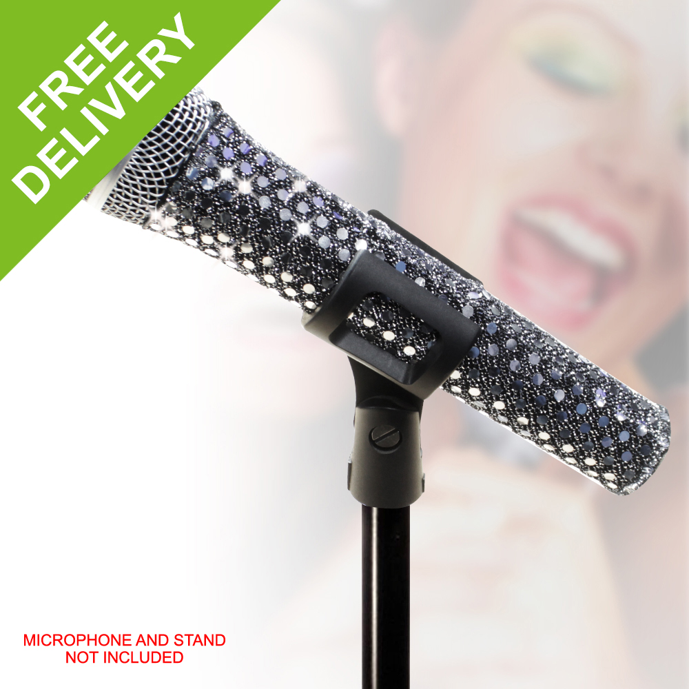 Microphone Sleeve- White Sensation Series For Wireless Mics By MicFx. The Original. Made In Michigan Since 2006. Seen On Glee, American Idol, UK...