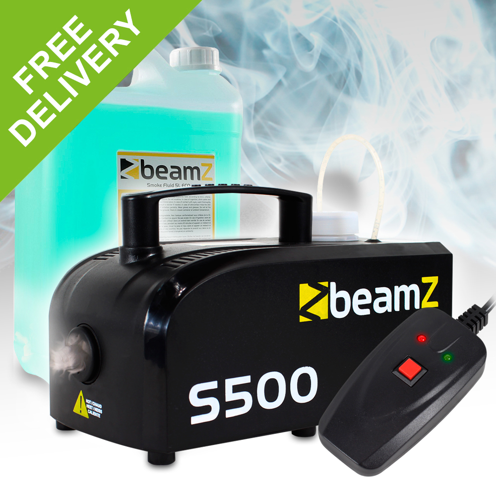 Smoke Machine Fog Mist Haze Hazer Effect, 5L FluidDJ Disco Halloween