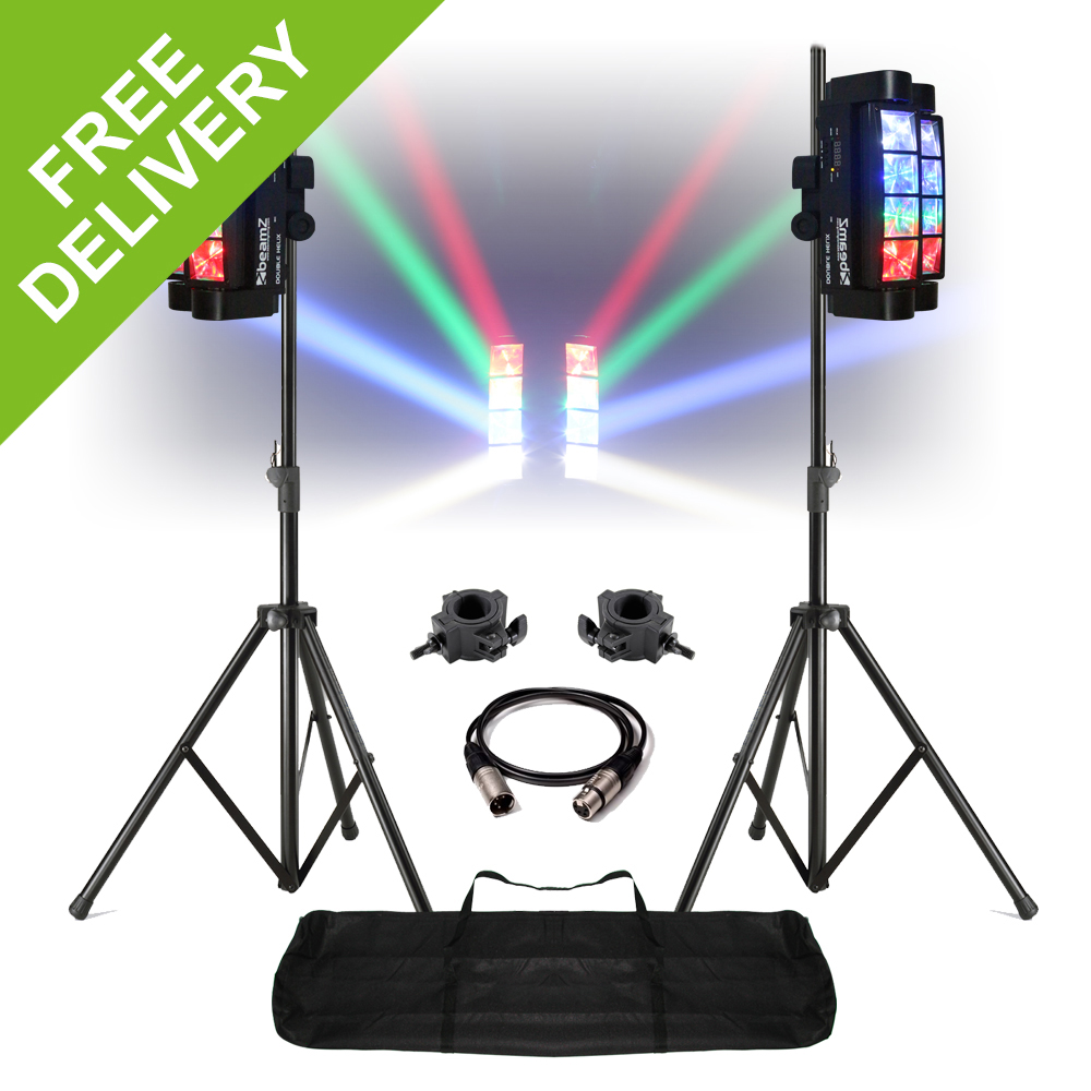 Double Helix CREE LED DMX DJ Lighting Disco Club Light Set (Pair with