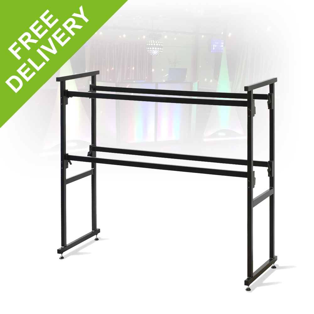 Ekho DJ4 Steel Mobile DJ Table Stand Stage Rig Shelf Truss Portable
