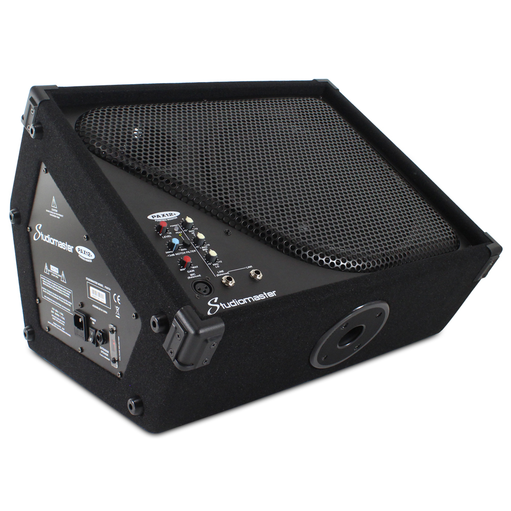 Studiomaster PAX12+ 12 Inch Active PA Stage Monitor 150W eBay