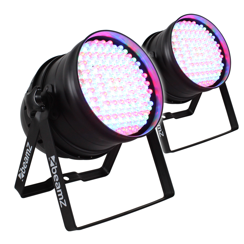 2x Beamz PAR 64 Can Colour LED Party DJ Lighting Wall Lights Uplighters UK Stock eBay