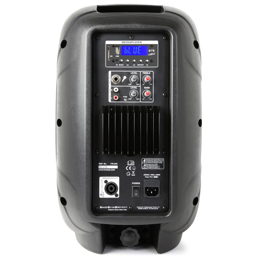 Small 400W Bluetooth Active Powered Speaker Compact Lightweight Party