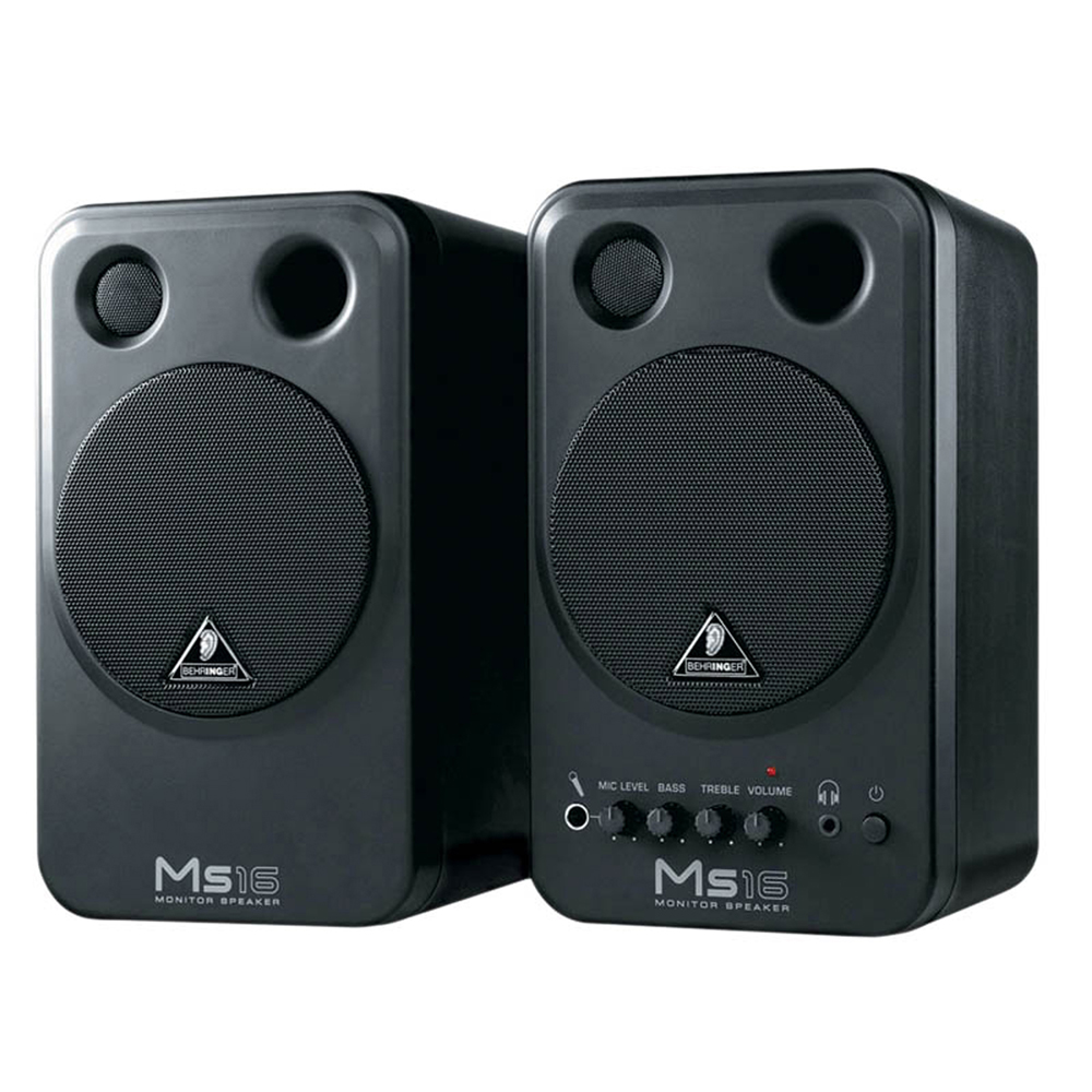 Behringer MS16 Active Powered Studio Near Field Monitor Speakers 16 Watt eBay
