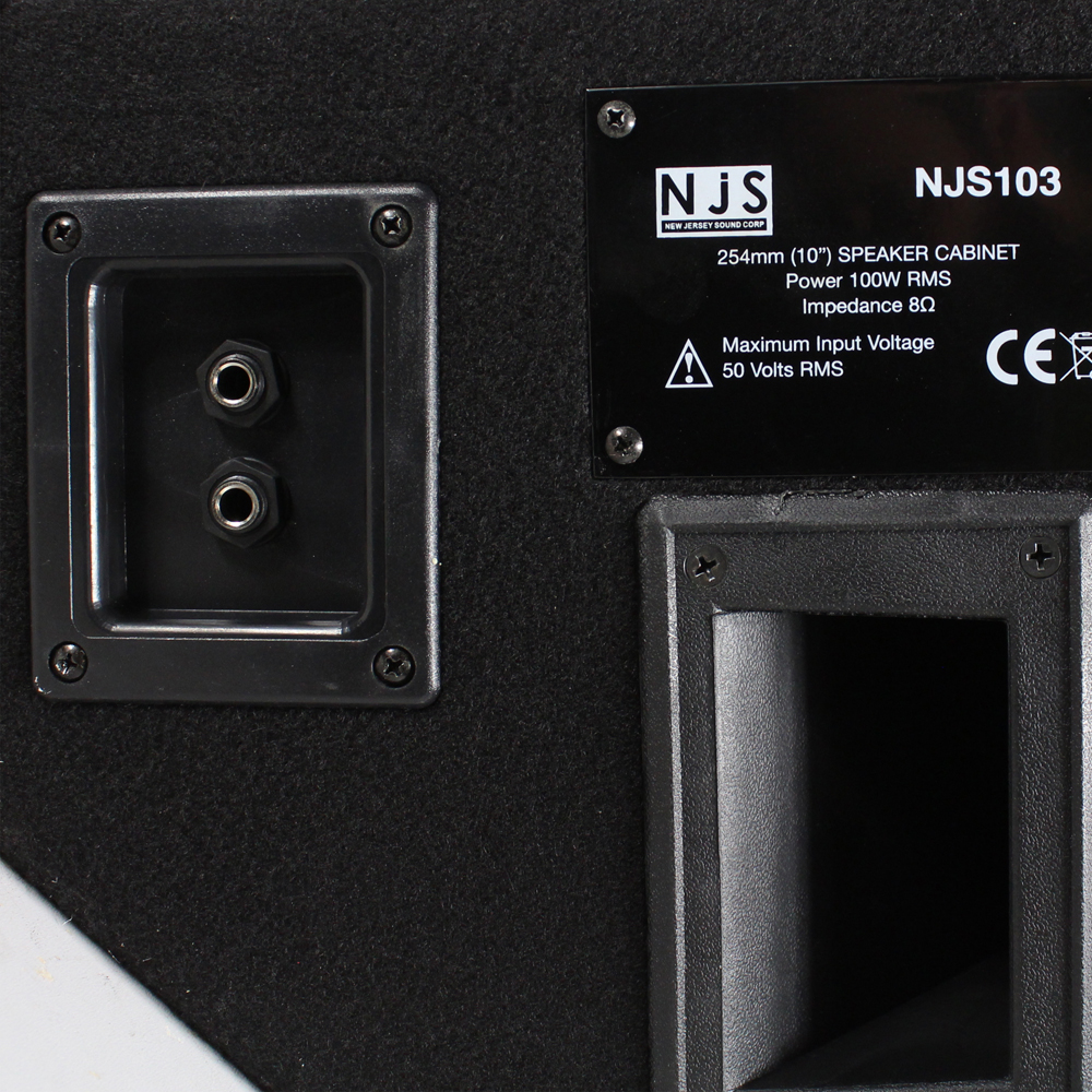 New Jersey Sound NJS103 10" Wedge Monitor Speaker Stage Band Foldback