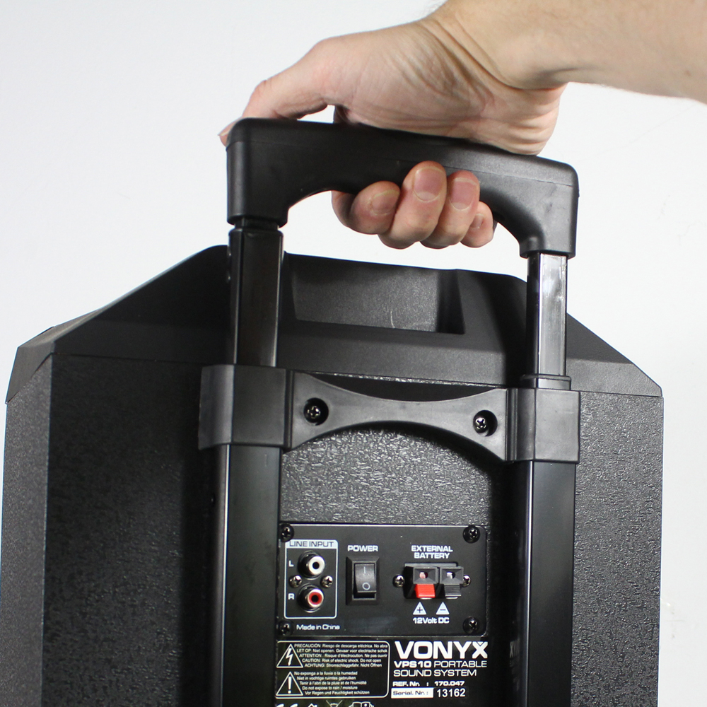 Bluetooth Portable PA System with Wireless Microphone Vonyx VPS10