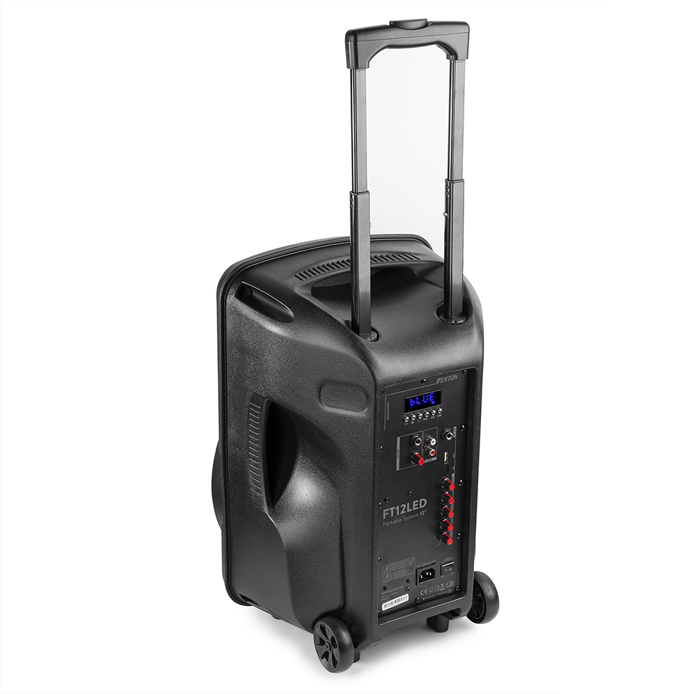 Fenton FT12LED Portable Karaoke Speaker Set with Microphones & Tablet