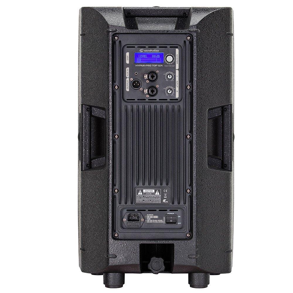 Hyper Top 12" Active PA Speaker 1000 Watt BiAmp Powered 2Way DJ by