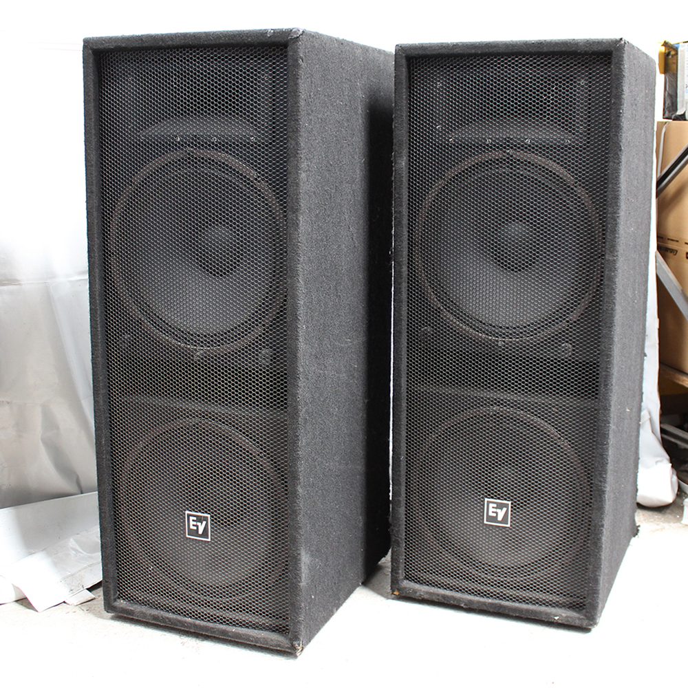 BStock EV Force i25 Speaker Dual 15" 600w RMS DJ PA 5056206400156 eBay