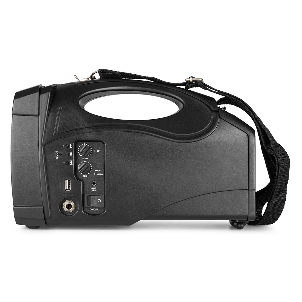 Vonyx ST014 Handheld Portable PA Speaker System Side View